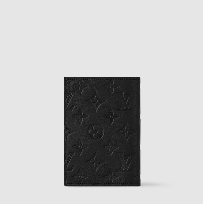 Ultra Black Passport Holder