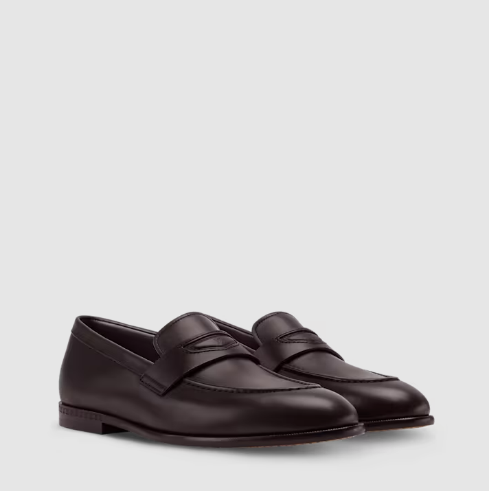 LV Gent Brown Leather Loafer