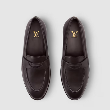 LV Gent Brown Leather Loafer