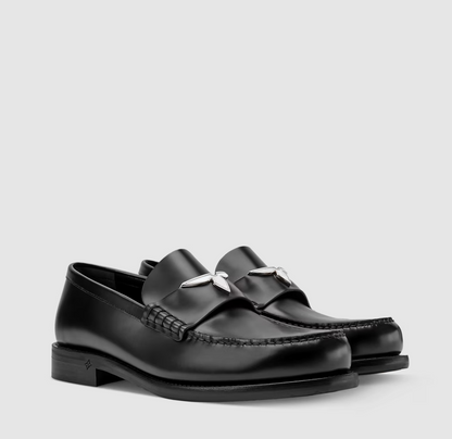 LV Oxford Black Leather Loafer