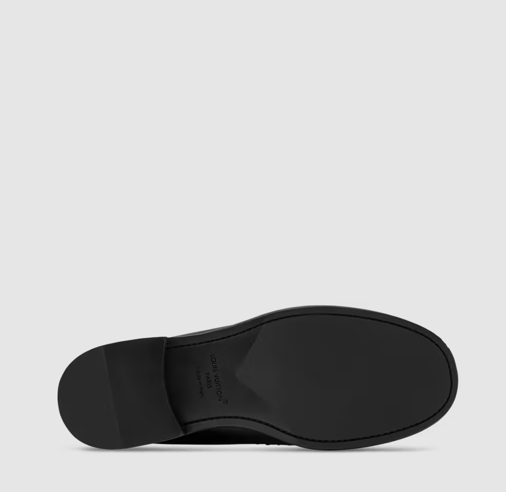 LV Oxford Black Leather Loafer