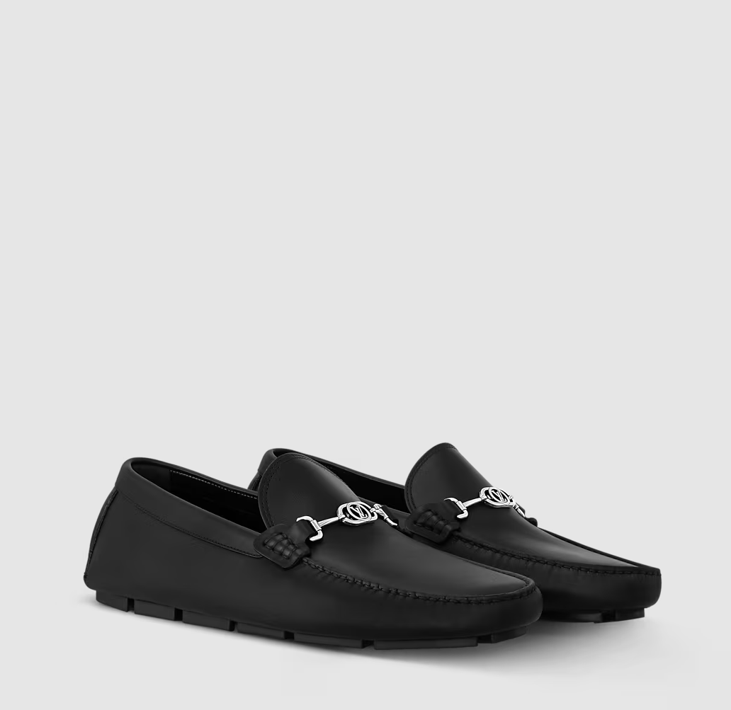 LV Driver Loafer Black