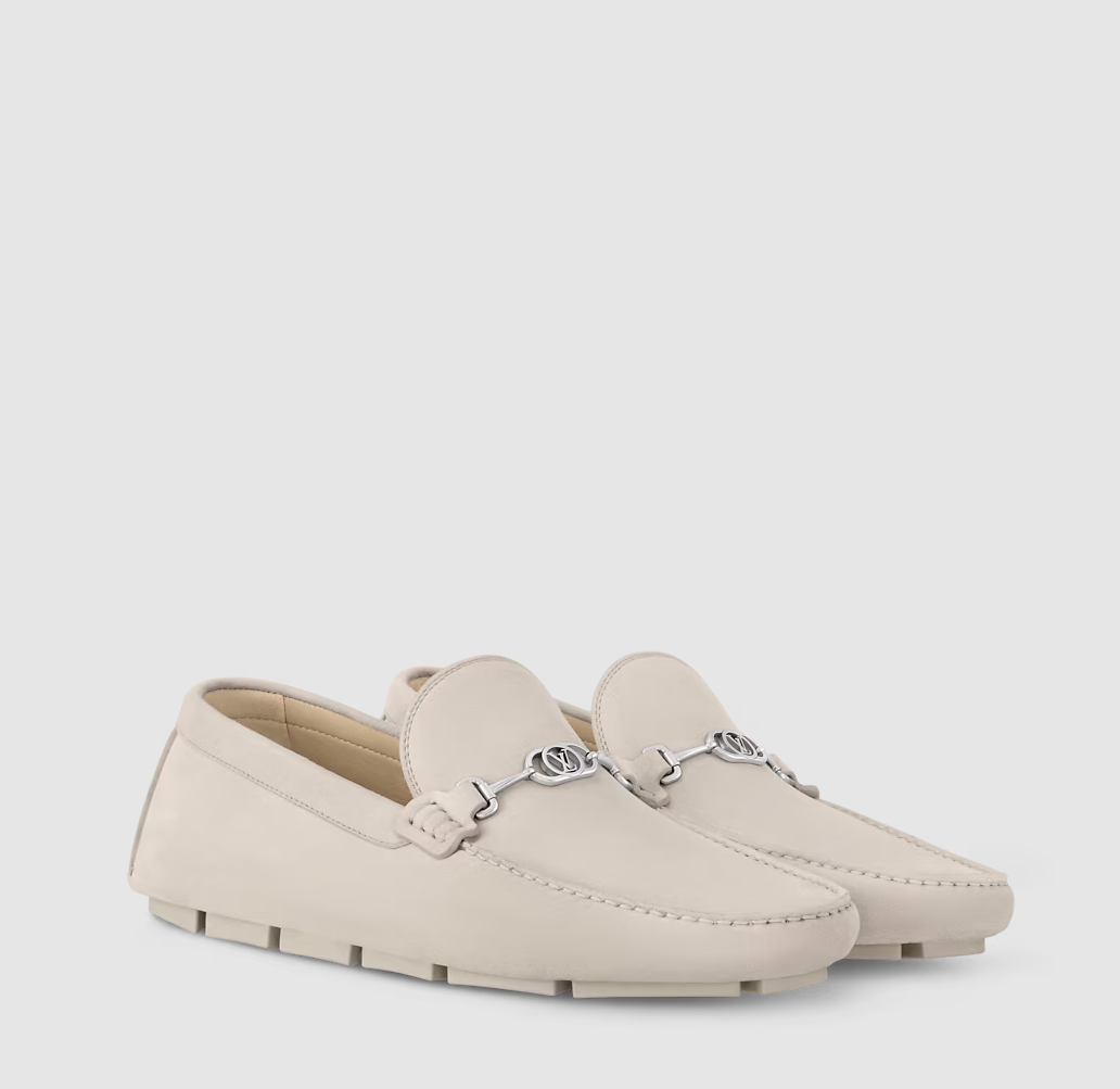LV Driver Loafer Beige