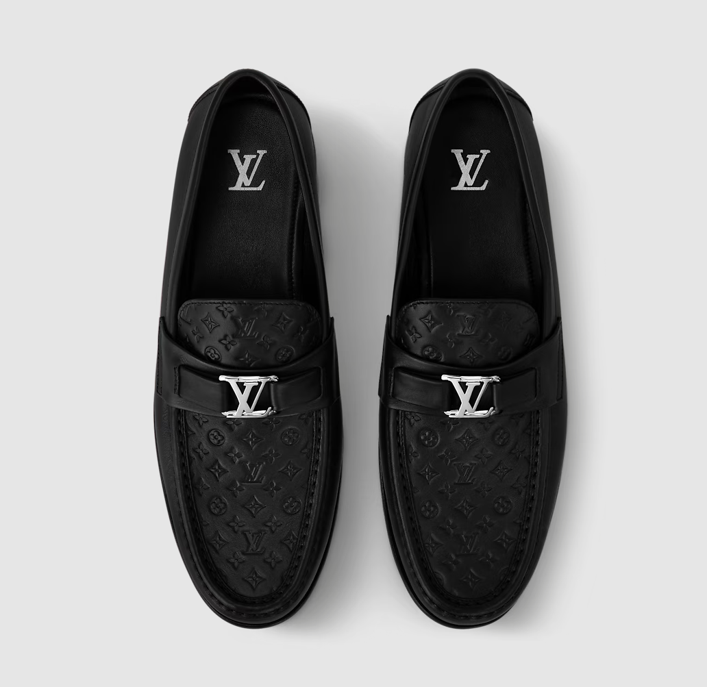 Major Loafer in Solid Black Calfskin