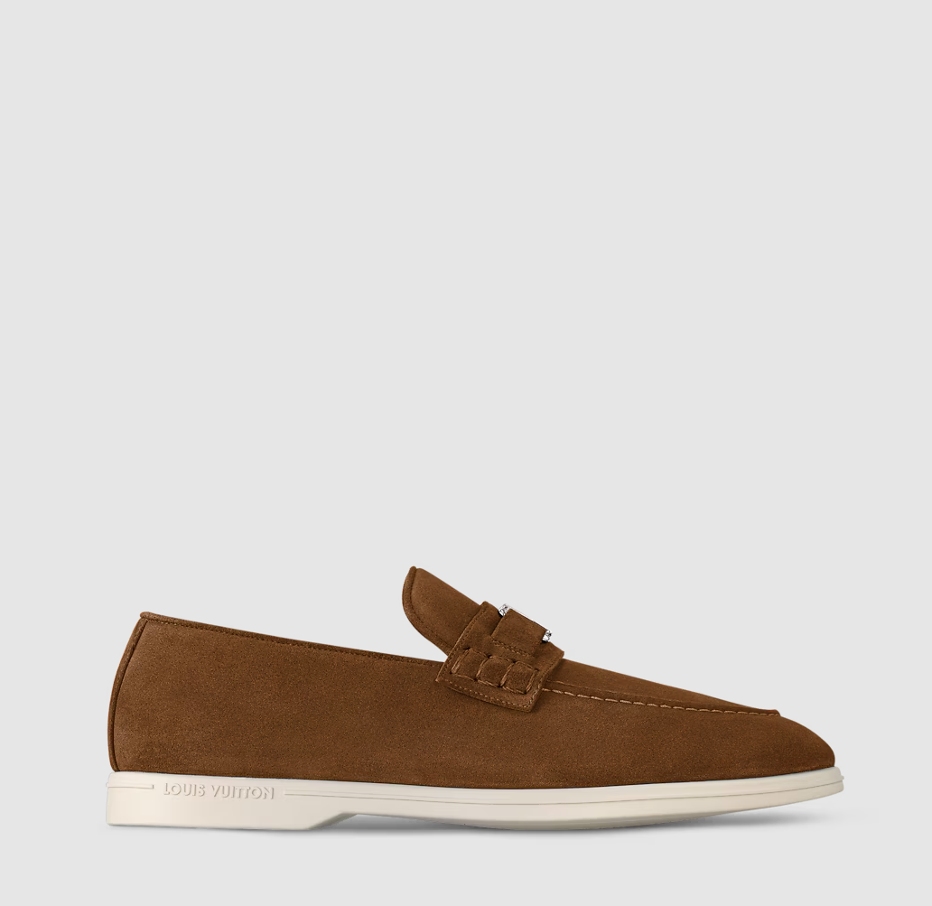Cognac Suede Summer Loafer