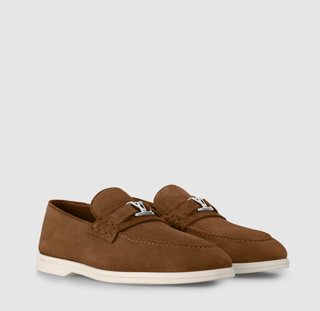 Cognac Suede Summer Loafer