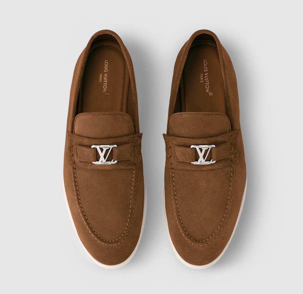 Cognac Suede Summer Loafer