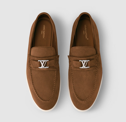 Cognac Suede Summer Loafer