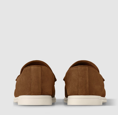 Cognac Suede Summer Loafer