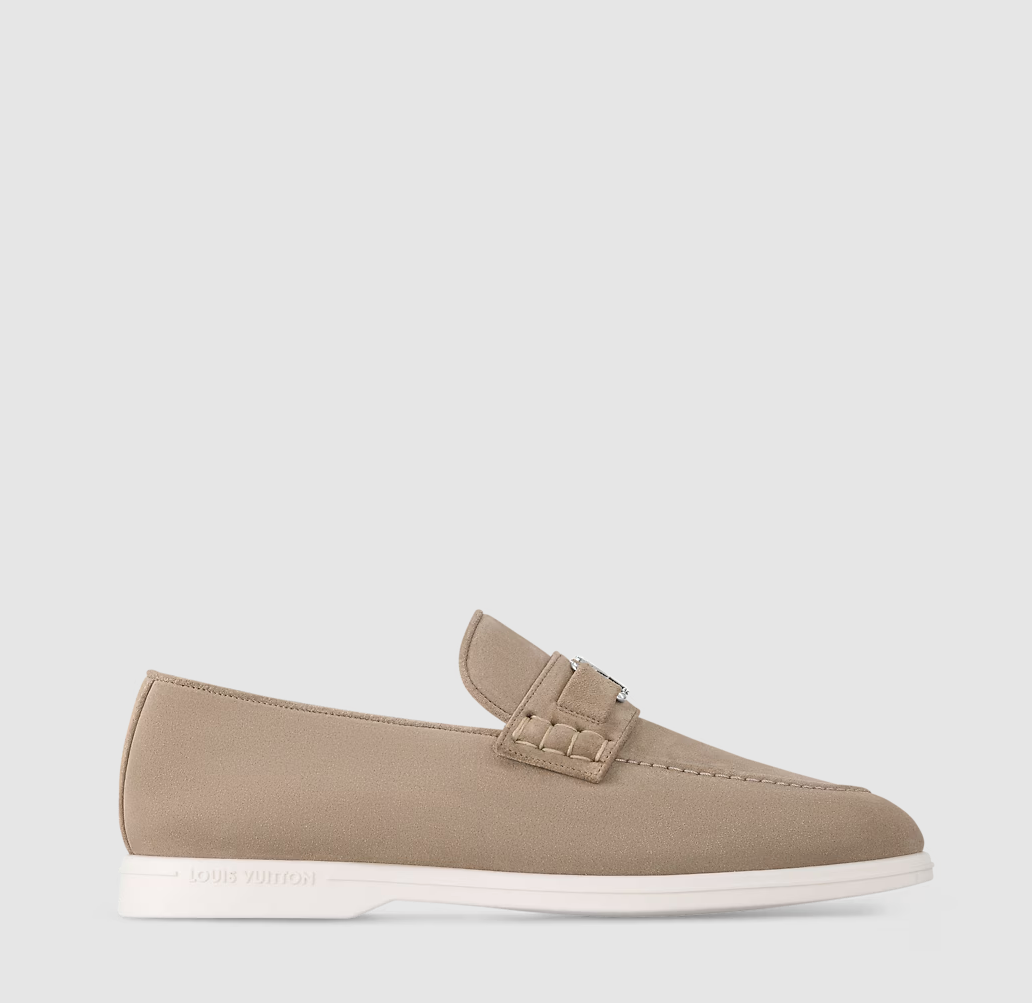 Beige Suede Summer Loafer