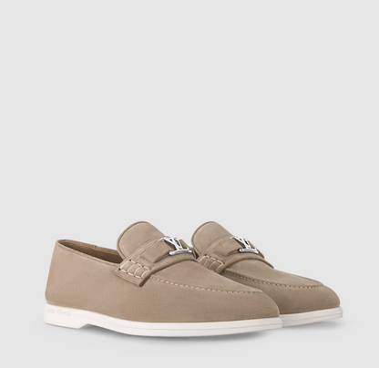 Beige Suede Summer Loafer