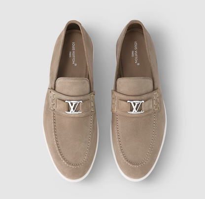 Beige Suede Summer Loafer