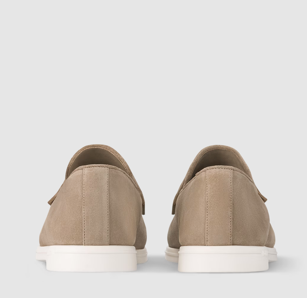 Beige Suede Summer Loafer