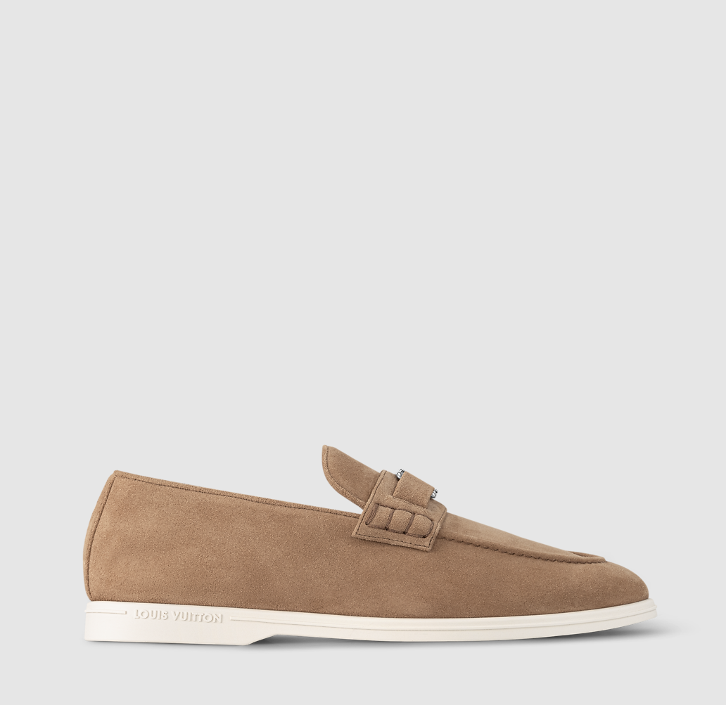 Brown Suede Summer Loafer