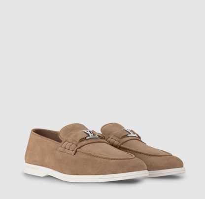 Brown Suede Summer Loafer