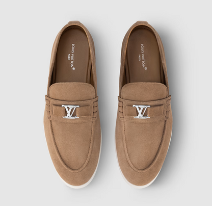 Brown Suede Summer Loafer