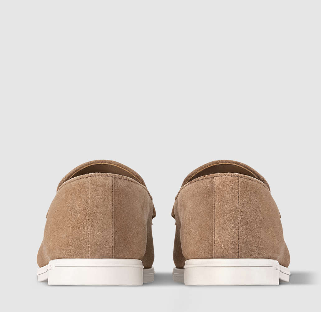 Brown Suede Summer Loafer