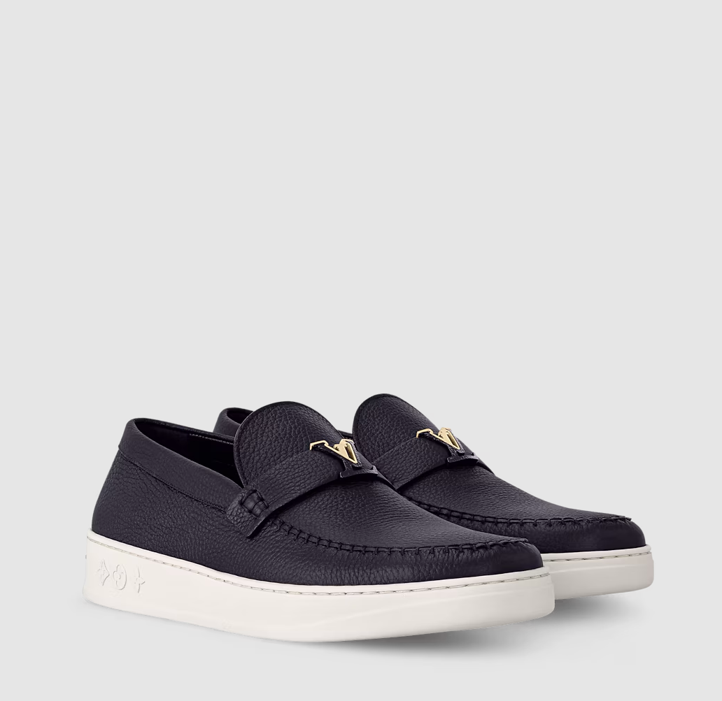LV Resort Loafer in Marine Leather