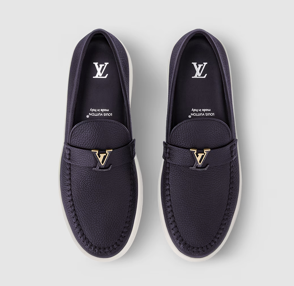 LV Resort Loafer in Marine Leather