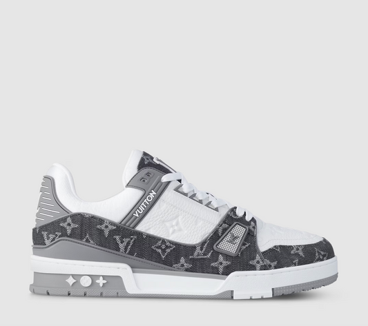 Grauer Monogramm-Sneaker