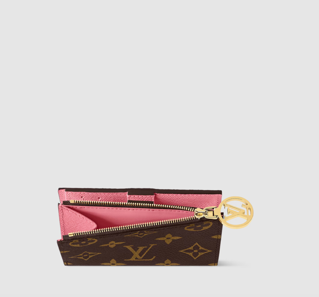 Lisa Wallet Monogram Pink