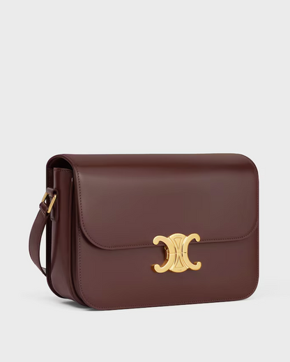 Borsa CLASSIQUE TRIOMPHE in pelle di vitello lucida