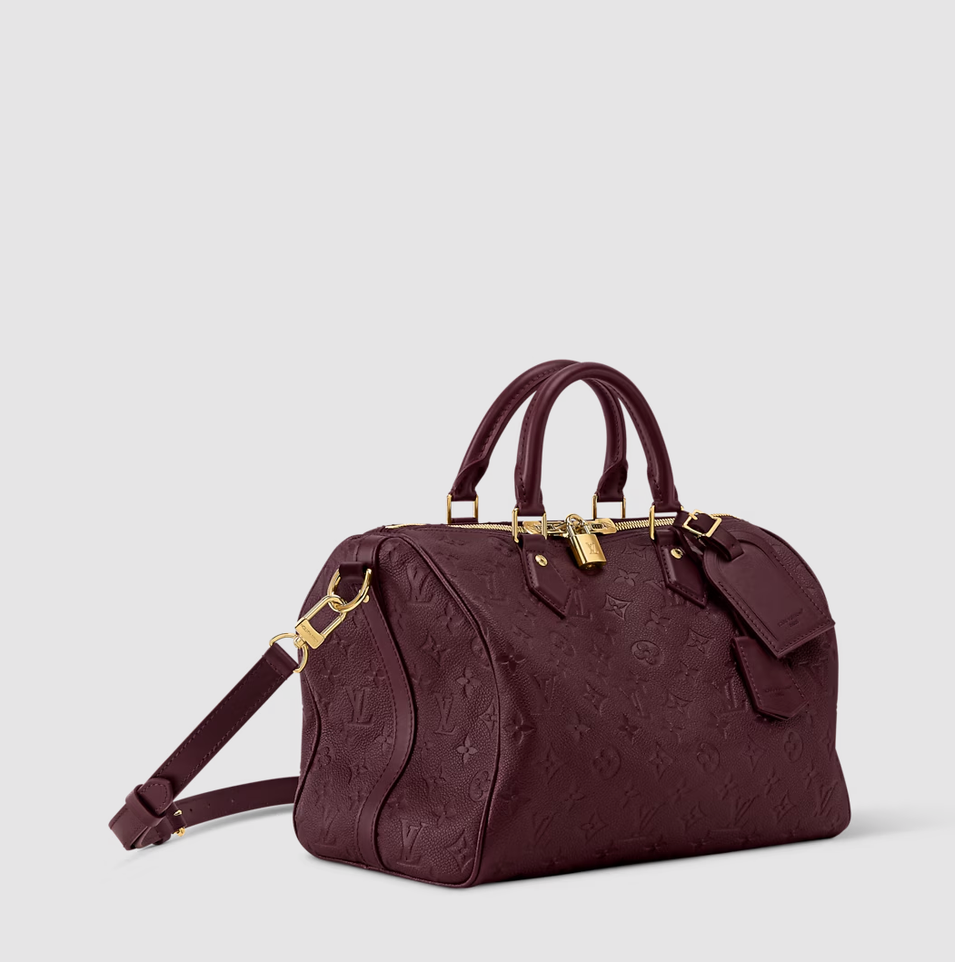 Speedy Soft 30 Monogram Empreinte Grenat