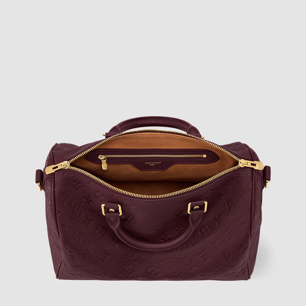 Speedy Soft 30 Monogram Empreinte Grenat