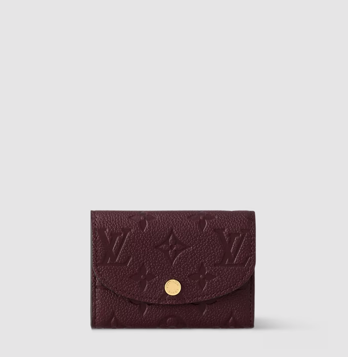 Rosalie Coin Purse Monogram Empreinte Grenat