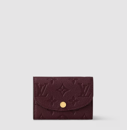 Rosalie Coin Purse Monogram Empreinte Grenat