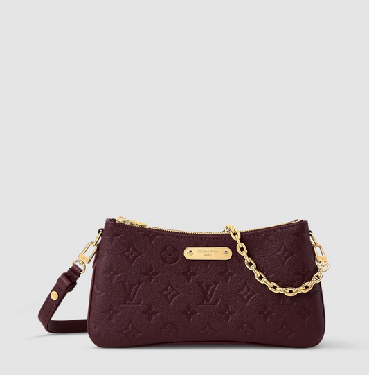 Pochette Liv Monogram Empreinte Grenat