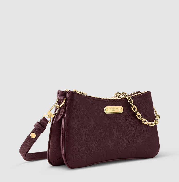 Pochette Liv Monogram Empreinte Grenat