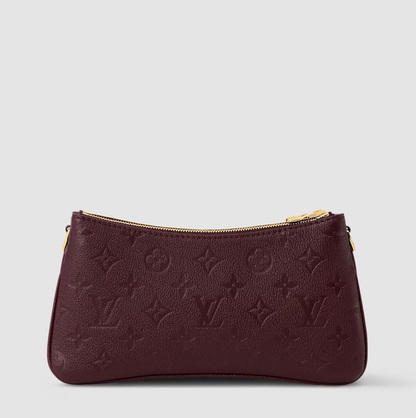 Pochette Liv Monogram Empreinte Grenat