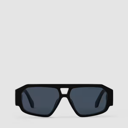 Occhiali da sole Clash Pilot Square Nero Uomo