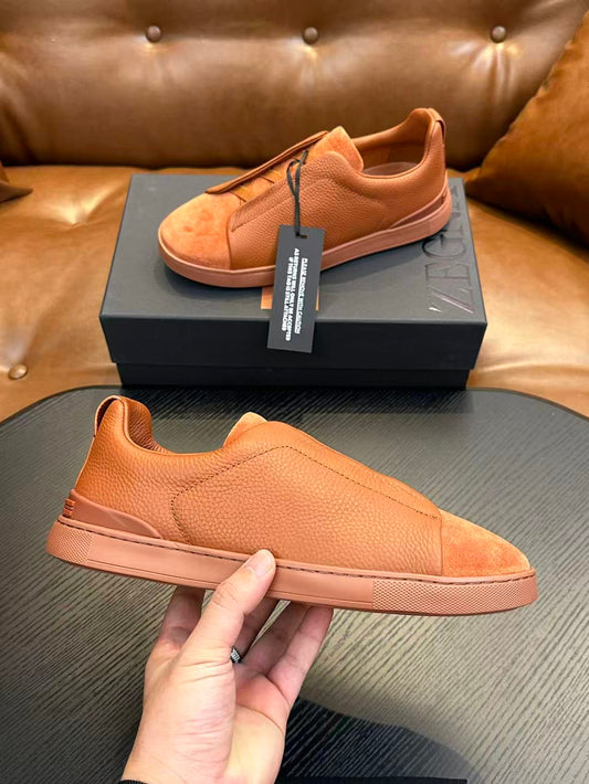 Total Orange Triple Stitch SECONDSKIN Sneakers