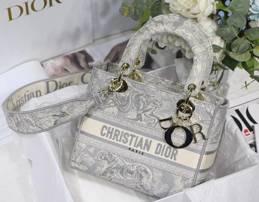BORSA MEDIA DIOR BOOK TOTE GRIGIO