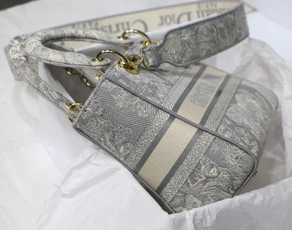 BORSA MEDIA DIOR BOOK TOTE GRIGIO