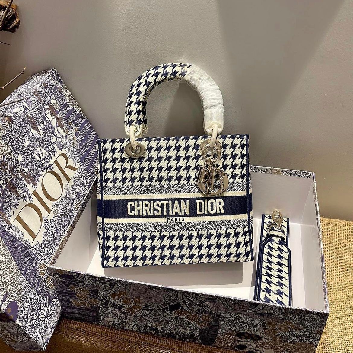 BORSA MEDIA DIOR BOOK TOTE NERO/BIANCO