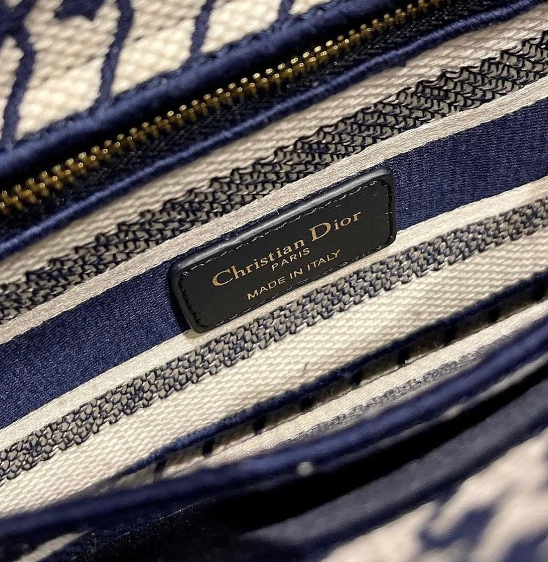 BORSA MEDIA DIOR BOOK TOTE NERO/BIANCO