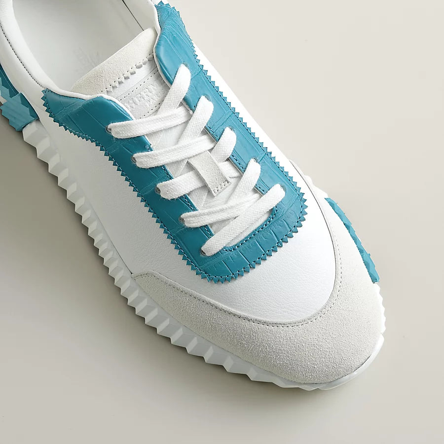 Bouncing Sneaker Bianco/Blu minerale