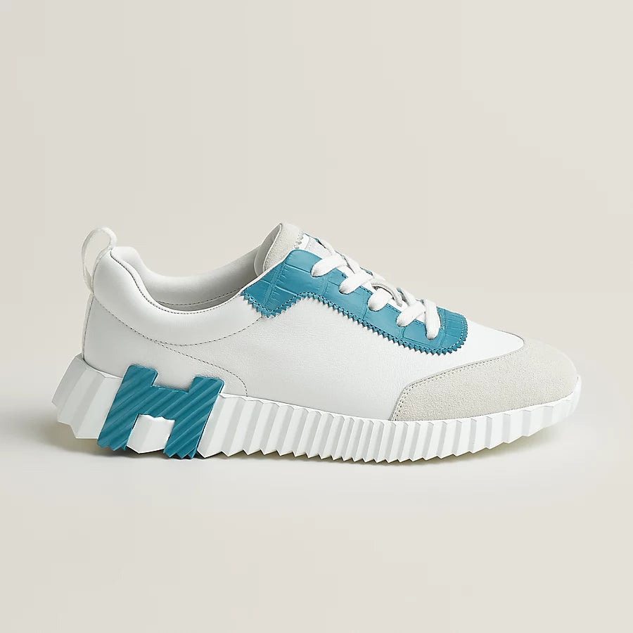 Bouncing Sneaker Bianco/Blu minerale
