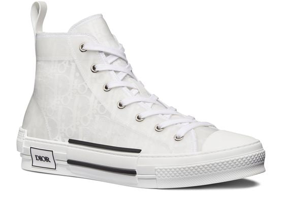 Dior B23 High Top 'Dior Oblique 'White' Sneakers