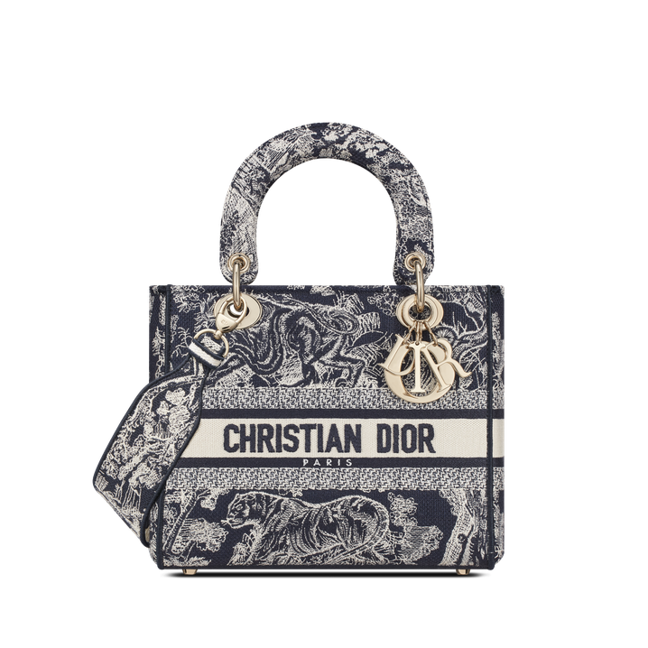 BORSA MEDIA DIOR BOOK TOTE BLU