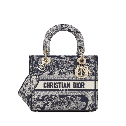 BORSA MEDIA DIOR BOOK TOTE BLU