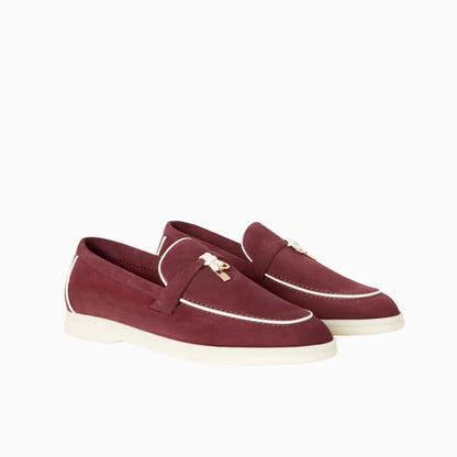 Mocassini Summer Charms Walk in Suède Bordeuax