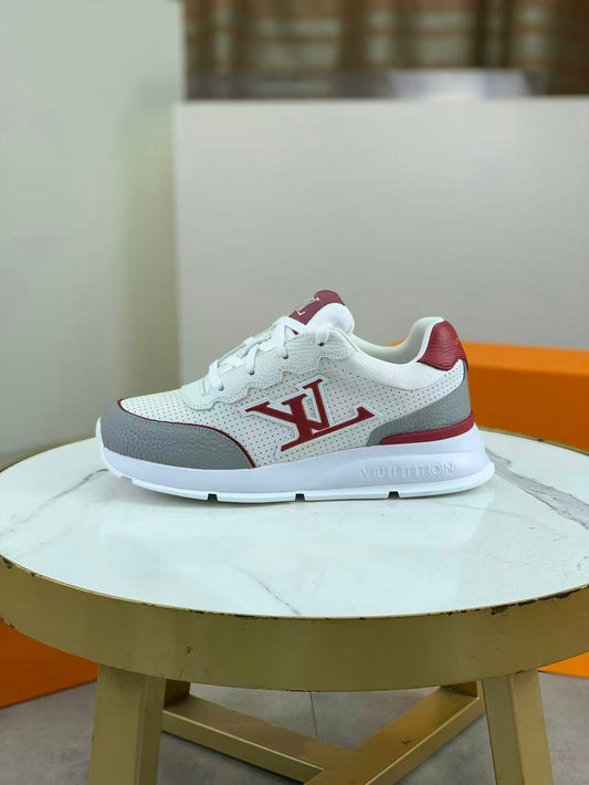 LV Classic Sneaker aus rotem Kalbsleder