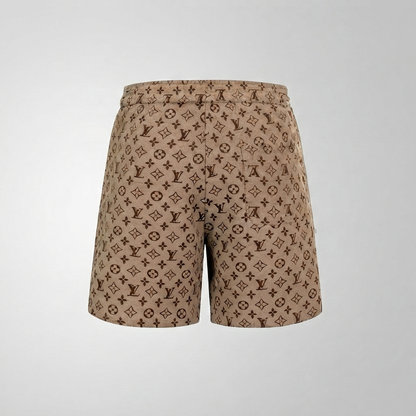 Costume da Bagno Canvas Monogram Beige Scuro