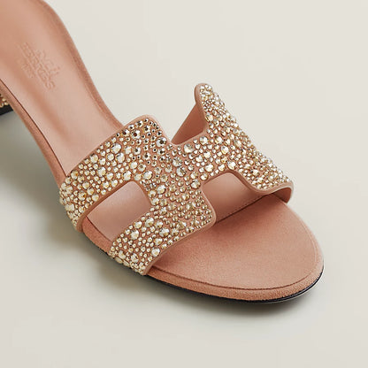 Sandali Oasis Nude Glitter